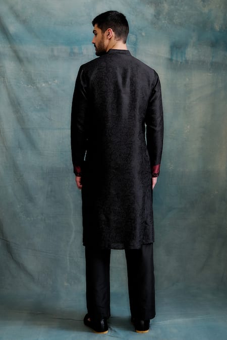 Krishna Mehta Floral Pattern Tie-Dye Kurta With Pant 