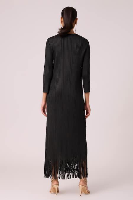 Scarlet Sage Chloe Fringed Dress 