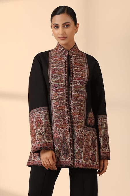 DUSALA Shaz Fine Wool Silk Jacket 