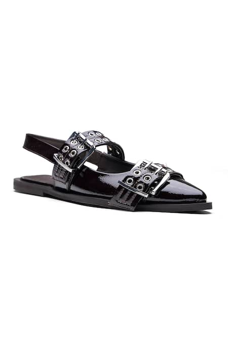 Dang Shoes Juliana Patent Leather Ballerina Flats 