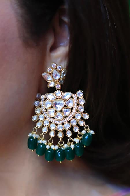 Studio6 Jewels Kundan Embellished Danglers 