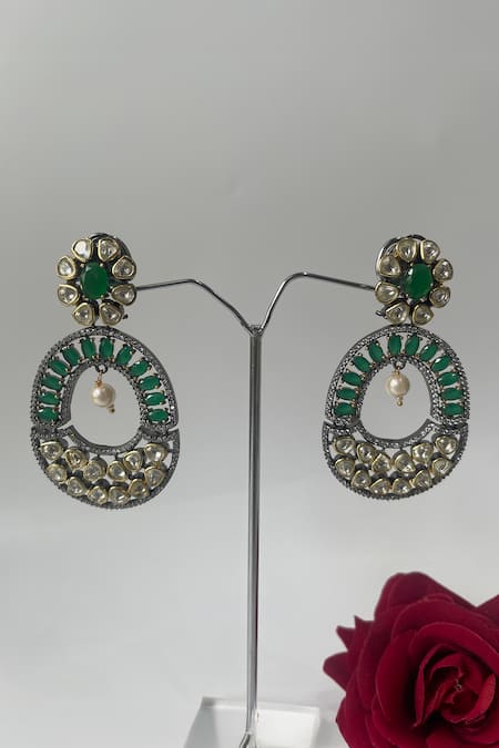 Studio6 Jewels Zirconia Studded Danglers 