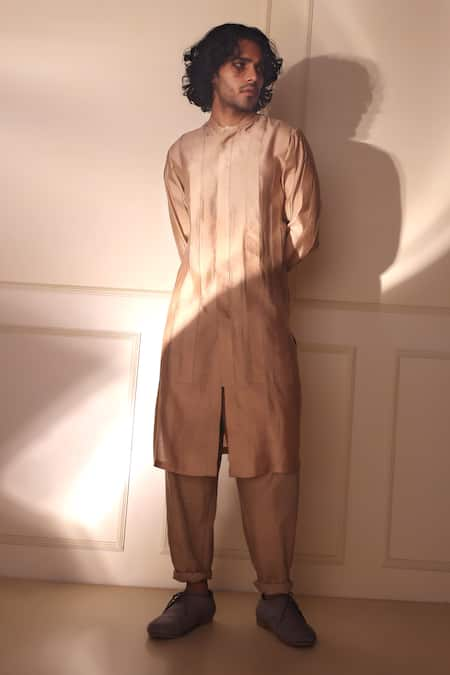 studio error Tonal Patchwork Kurta 