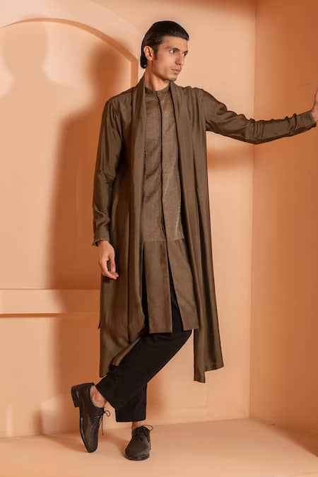 studio error Draped Long Kurta 