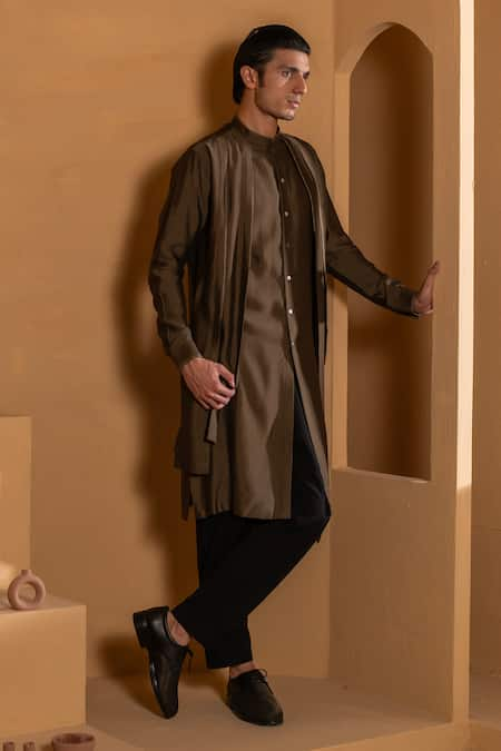 studio error Asymmetric Layered Kurta 