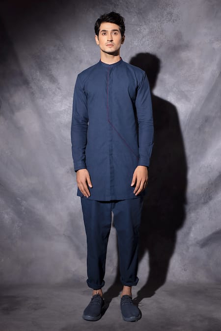 studio error Threadwork Panel Short Kurta 