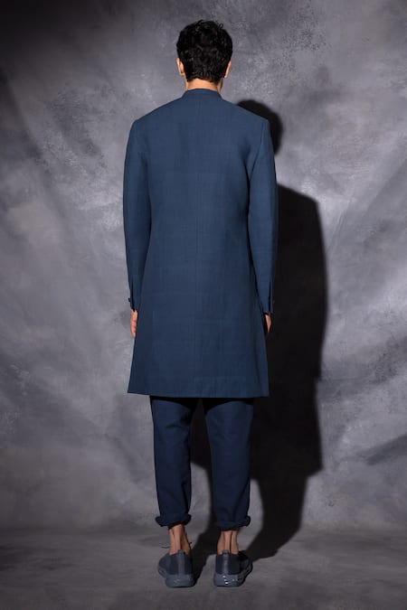 Studio Error Handwoven Cotton Double Layered Sherwani 