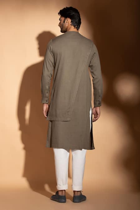 Studio Error Hand Embroidered Layered Kurta 