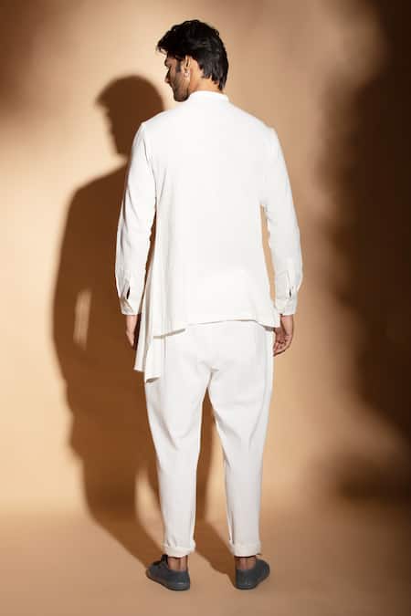 Studio Error Hand Embroidered Asymmetric kurta 