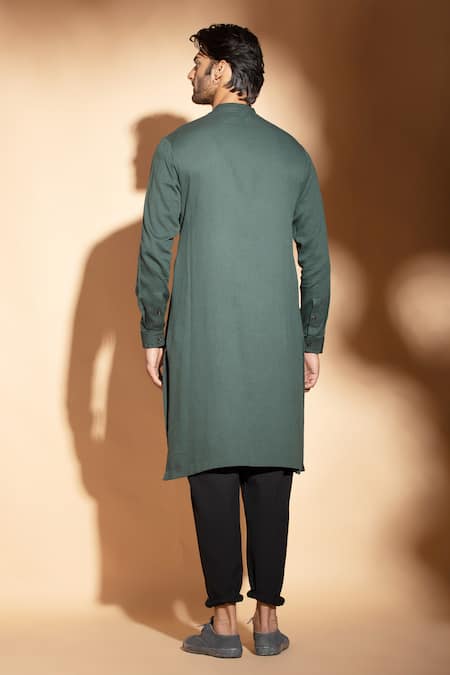 Studio Error Hand Embroidered Side Layered Kurta 