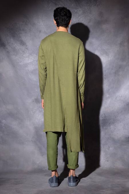 Studio Error Cross Double Layered Hand Embroidered Kurta 