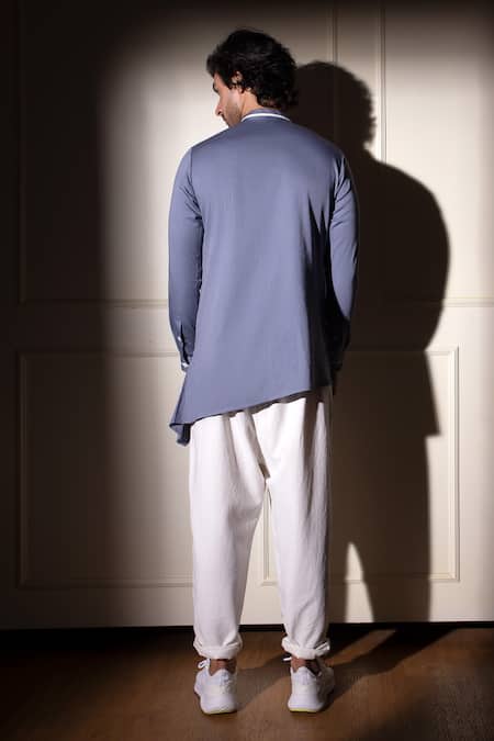 Studio Error Solid Layered Short Kurta 