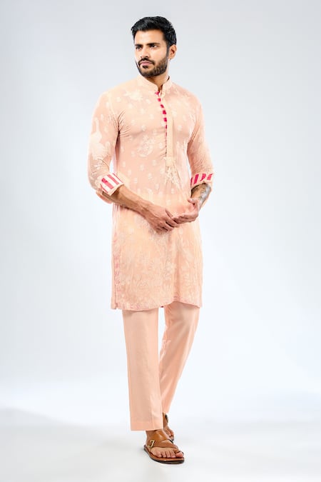 Rabani & Rakha Fauna Embroidered Kurta With Pant 