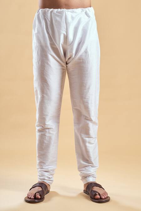 Arihant Rai Sinha_Green Jacquard, Silk, Cotton Embroidery Geometric Thread Nehru Jacket Set _Online_at_Aza_Fashions