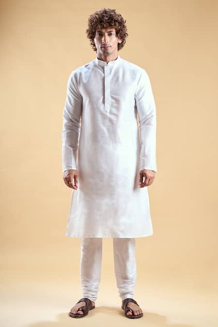 Buy_Arihant Rai Sinha_Sky Blue Jacquard, Silk Embroidery Floral Geometric Nehru Jacket Set _Online_at_Aza_Fashions