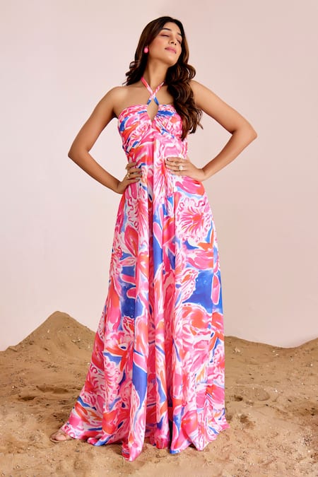 Suruchi Parakh Abstract Print Maxi Dress 