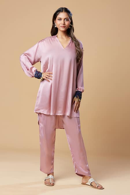 Spring Break Patchwork Tunic & Pant Set 