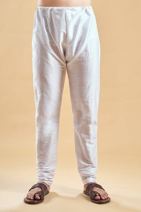 Buy Arihant Rai Sinha Multi Color Silk, Rayon Embroidery Chikankari Straight Kurta With Churidar Buy_Arihant Rai Sinha_Multi Color Silk, Rayon Embroidery Chikankari Straight Kurta With Churidar