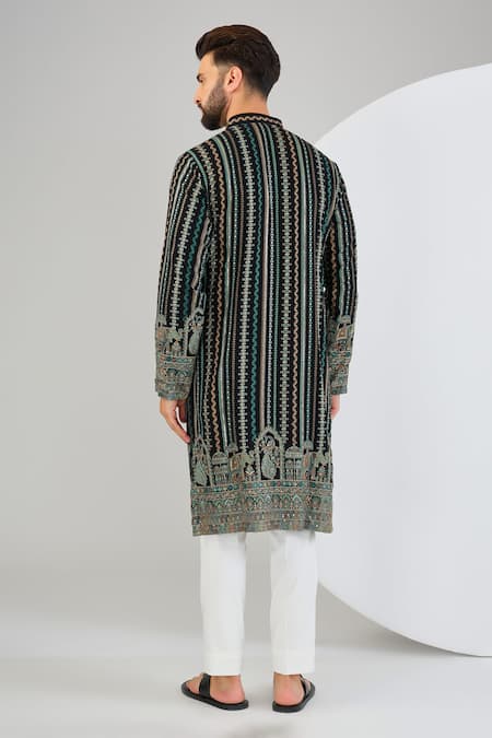 Kasbah Linear Chikankari Kurta