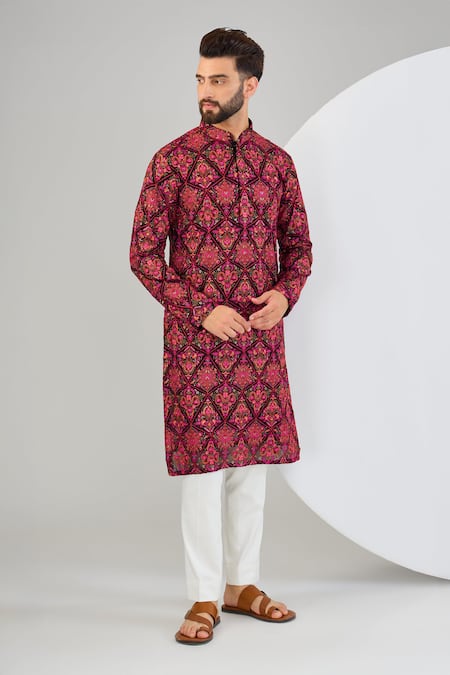 Kasbah Kashmiri Motif Embroidered Kurta 