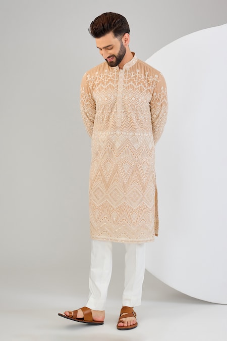 Kasbah Chikankari Embroidered Kurta 