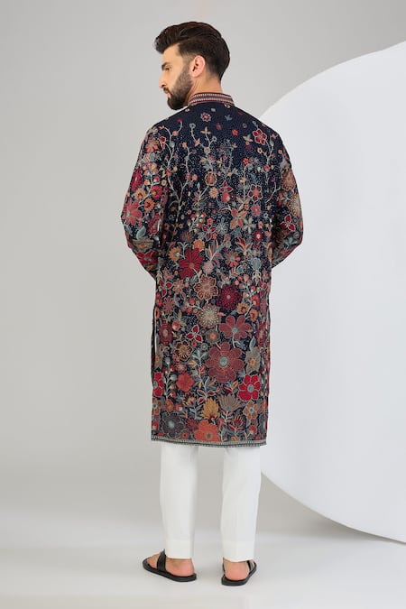 Kasbah Floral Embroidered Straight Kurta 