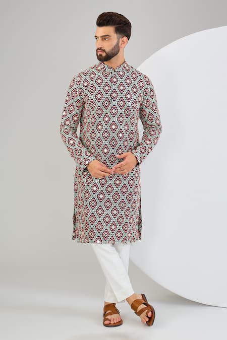 Kasbah Zari Embroidered Kurta 