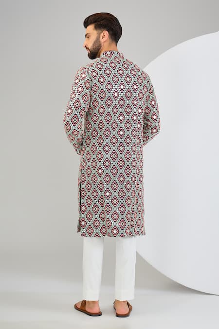 Kasbah Zari Embroidered Kurta 