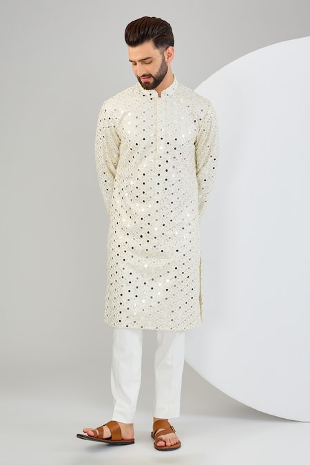 Kasbah Mirror Embroidered Kurta 