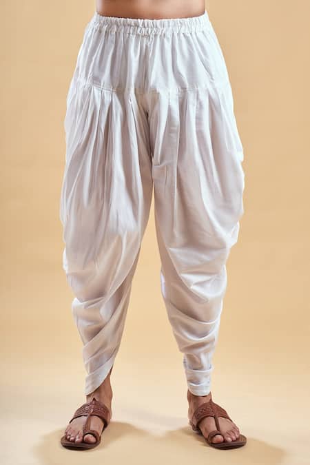 Buy Arihant Rai Sinha Black Silk, Cotton Embroidery Straight Solid Kurta With Dhoti Pant Buy_Arihant Rai Sinha_Black Silk, Cotton Embroidery Straight Solid Kurta With Dhoti Pant