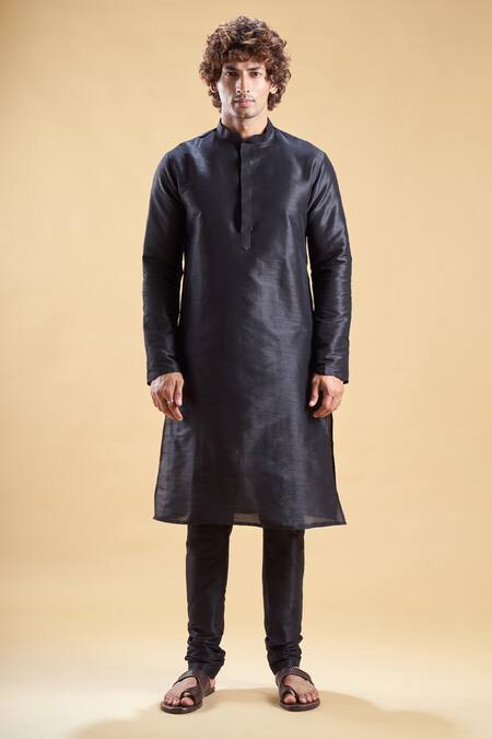 Buy_Arihant Rai Sinha_Maroon Brocade, Silk Stones, Embroidery Embellished Nehru Jacket And Churidar Set 