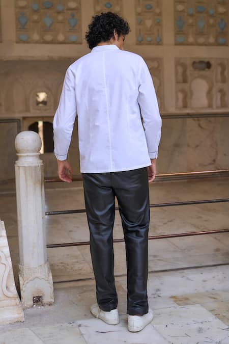 Dash And Dot Knot Button Shirt 