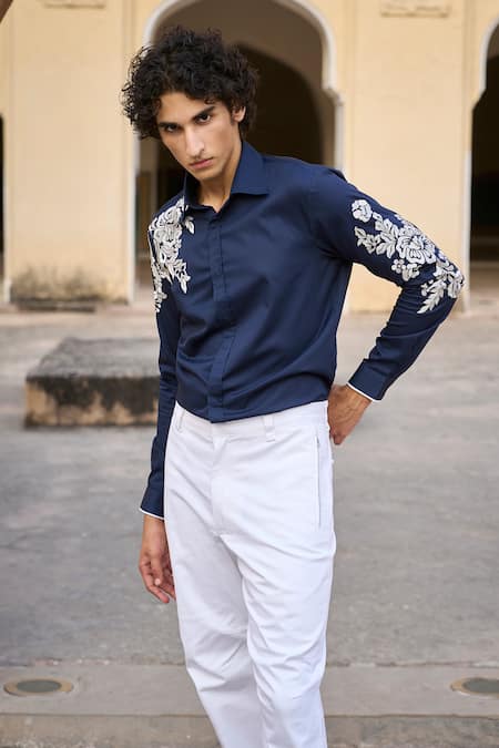 Buy_Dash And Dot_White Cotton Tapered Pant 