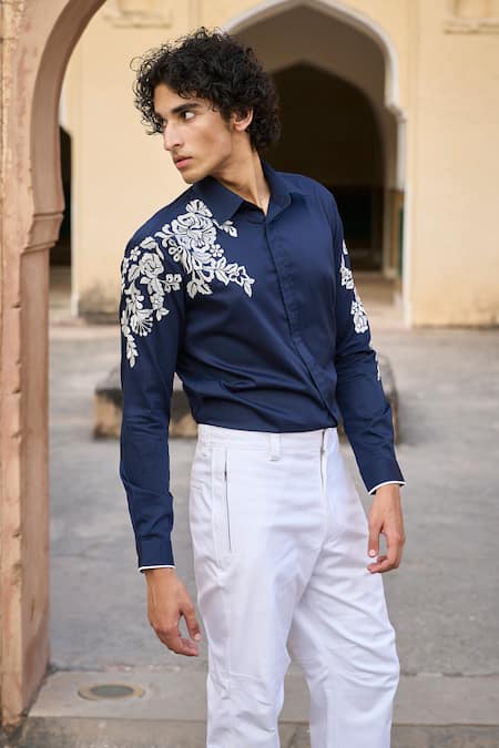 Shop_Dash And Dot_White Cotton Tapered Pant 