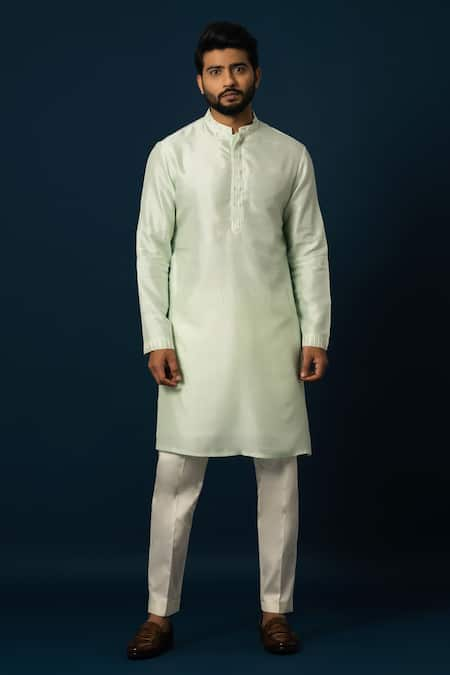 YOSEBA Jaal Embroidered Kurta With Pyjama 