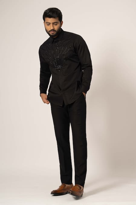 YOSEBA Cutdana Embroidered Shirt 