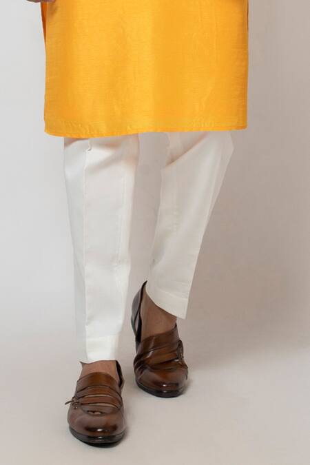 Yoseba Yellow Bamboo, Cotton Embroidery Aamras Placket Kurta And Pant Set Online at Aza Fashions Yoseba_Yellow Bamboo, Cotton Embroidery Aamras Placket Kurta And Pant Set _Online_at_Aza_Fashions