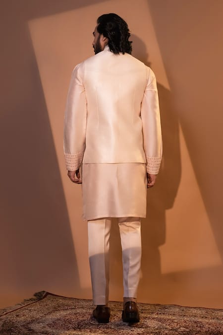 Yoseba Blush Pink Thread & Sequin Bundi Set 