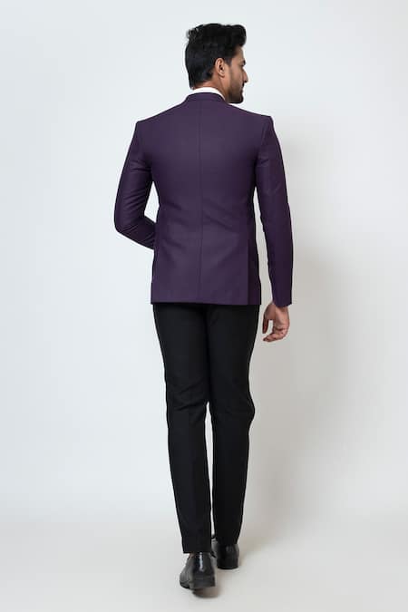 Yoseba Placement Salli Embroidered Blazer With Trouser 