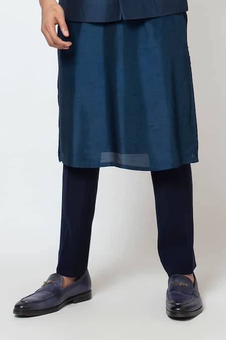 Buy Yoseba Blue Bamboo, Cotton Cut Work Cutdana Embroidered Nehru Jacket Set Online at Aza Fashions Buy_Yoseba_Blue Bamboo, Cotton Cut Work Cutdana Embroidered Nehru Jacket Set _Online_at_Aza_Fashions