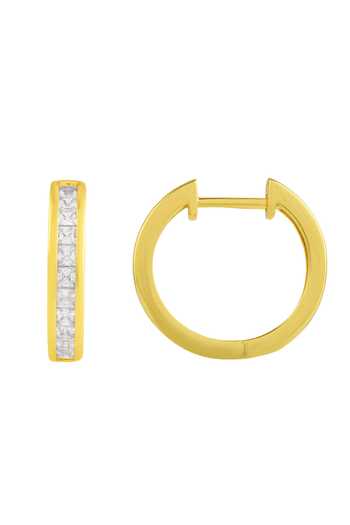 Buy_Arvino_Gold Plated Crystals Classic Facet Cubic Zirconia Embellished Earrings _Online_at_Aza_Fashions