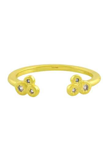 Shop_Arvino_Gold Plated Crystals Constellation Astrid Open Ring _Online_at_Aza_Fashions