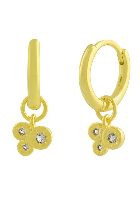 Arvino_Gold Plated Crystals Constellation Astrid Huggies _Online_at_Aza_Fashions