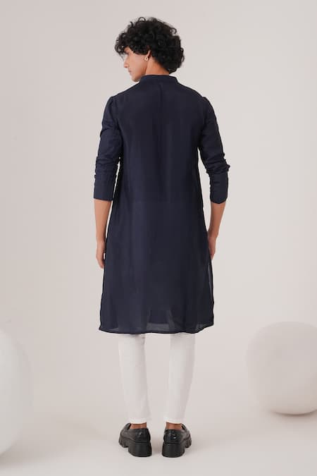 Label Shristi Chetani Thread Embroidered Kurta & Pant Set 