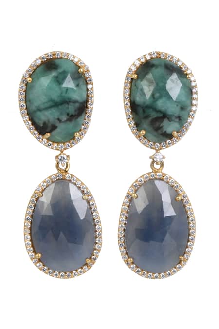 Anuka Jewels Fornix Embellished Dangler Drop Earrings 