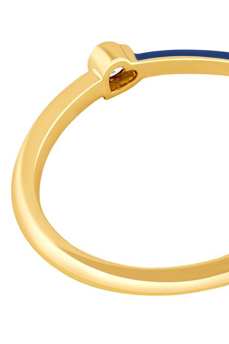 Isharya_Blue Crystals Cubic Zirconia Embellished Hoops_Online_at_Aza_Fashions