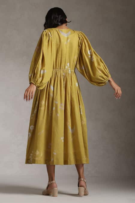 Raiman Enchanted Garden Butterfly Embroidered Dress 