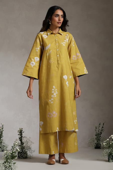 Raiman Enchanted Garden Print Kurta With Pant 