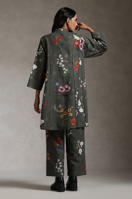 Raiman The Dreamweaver Floral Print Tunic With Pant 