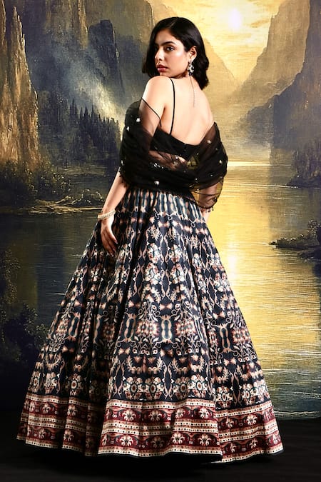 Rashika Sharma Pleated Printed Lehenga With Blouse 